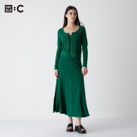 Стильные женские шлепанцы на платформе Uniqlo 1159810853 (Черный, 39)