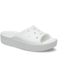 Женские шлепанцы Crocs CLASSIC PLATFORM SLIDE 38-39 (w8 US) 26,5 см Белый 1159816080