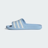 Легкие шлепанцы Adilette Aqua от Adidas с фирменными полосками 40 (8 US) 25,5 см Голубой 1159819891