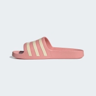 Легкие шлепанцы Adilette Aqua от Adidas с фирменными полосками 39 (7 US) 25 см Розовый 1159820835