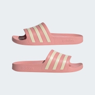 Легкие шлепанцы Adilette Aqua от Adidas с фирменными полосками 39 (7 US) 25 см Розовый 1159820835