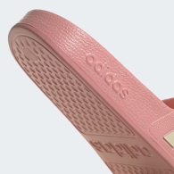 Легкие шлепанцы Adilette Aqua от Adidas с фирменными полосками 39 (7 US) 25 см Розовый 1159820835