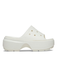 Женские шлепанцы Crocs Stomp Slide на платформе 37-38 (M5/w7 US) 25,5 см Белый 1159823136