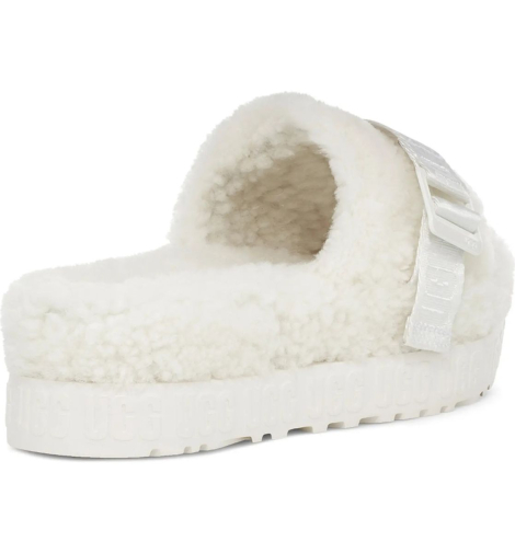 Плюшевые женские шлепанцы UGG 1159783892 (Белый, 40)