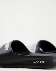 Шльопанці жіночі Lacoste Croco з логотипом оригінал
