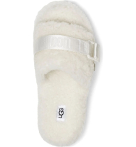 Плюшевые женские шлепанцы UGG 1159783892 (Белый, 40)