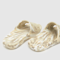 Жіночі шльопанці Crocs Marbled Slide оригінал m7/w9, 26, 39-40