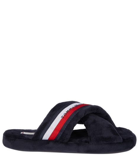 Плюшевые женские тапочки Tommy Hilfiger 1159779598 (Синий, 39-40)