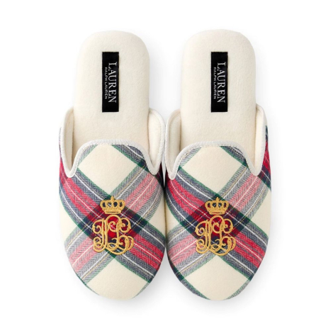 Женские тапочки Polo Ralph Lauren домашние 35-36 (5-6 US) 24 см Молочный 1159833277