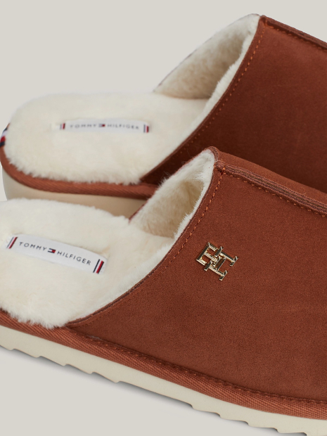 Женские тапочки Tommy Hilfiger 37-38 (6,5-7,5 US) 24 см Коричневый 1159833358