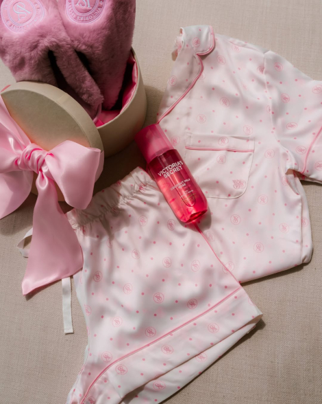 Тапочки из искусственного меха Victoria's Secret с закрытым носком 40-41 (9-10 US) 26 см Розовый 1159837410