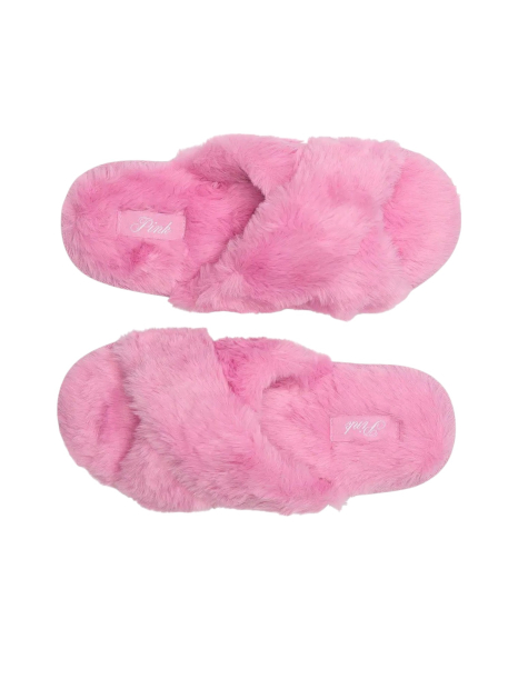 Женские тапочки Victoria's Secret Pink домашние комнатные 38-39 (7-8 US) 26 см Розовый 1159837758