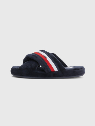 Плюшевые женские тапочки Tommy Hilfiger 1159779598 (Синий, 39-40)