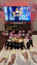 Тапочки зі штучного хутра Victoria's Secret із закритим носком 40-41 (9-10 US) 26 см Чорний 1159822251