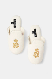Женские тапочки Polo Ralph Lauren домашние 37-38 (7-8 US) 25,5 см Молочный 1159837724