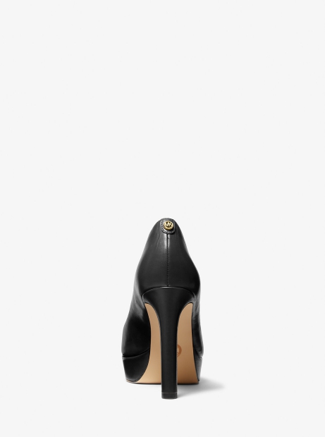 Женские кожаные туфли Chantal Michael Kors на каблуке 1159806139 (Черный, 38,5)