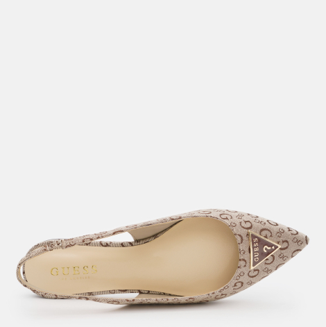 Женские туфли GUESS слингбэки 37,5 (7 US) 24,5 см Коричневый 1159827236