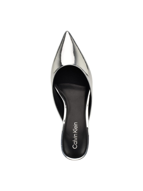 Эффектные женские туфли Calvin Klein Kalyn Pump зеркальные 37 (6,5 US) 24,5 см Серебристый 1159831559