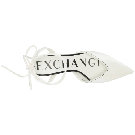 Женские туфли Armani Exchange на завязках 38 (7,5 US) 25 см Белый 1159831855
