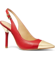 Женские туфли Michael Kors слингбэки на каблуке 1159801356 (Красный, 38,5)