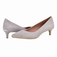 Женские замшевые туфли на каблуке Calvin Klein 1159804423 (Серый, 37)