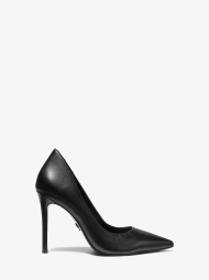Женские кожаные туфли Michael Kors на каблуке 1159807764 (Черный, 39)
