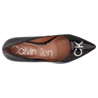 Женские лакированные туфли на каблуке Calvin Klein с логотипом 40 (9,5 US) 26 см Черный 1159817455