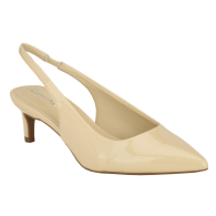Женские туфли-лодочки на каблуке Calvin Klein Dainty с открытой пяткой 37 (6,5 US) 23,5 см Бежевый 1159834171