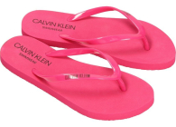 Вьетнамки женские Calvin Klein с логотипом 1159780215 (Розовый, 35-36)