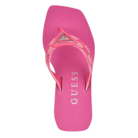 Женские вьетнамки GUESS на танкетке 37,5 (7 US) 24 см Розовый 1159837127