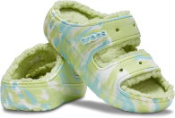 Классические сандалии Crocs с мехом 1159768519 (Салатовый, 38-39)