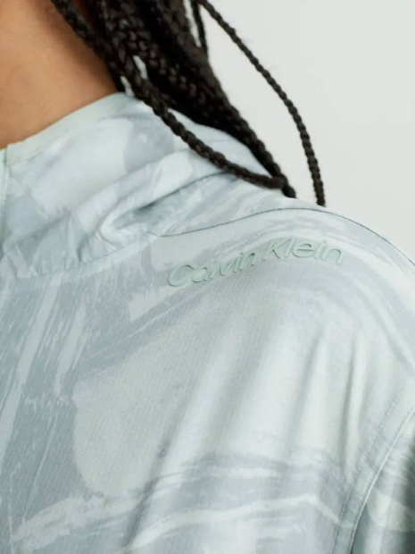 Укорочений анорак вільного крою Calvin Klein Ck Sport із принтом 1159808706 (Зелений, XL)