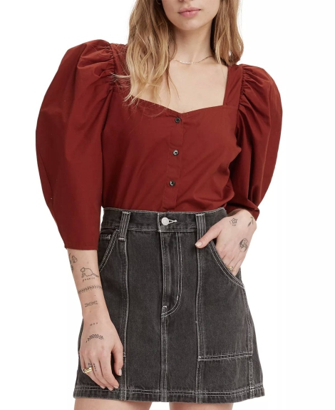 Жіноча укорочена блуза Levi's на ґудзиках оригінал