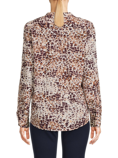 Женская легкая блуза Calvin Klein на пуговицах 1159787083 (Леопардовый, XS)