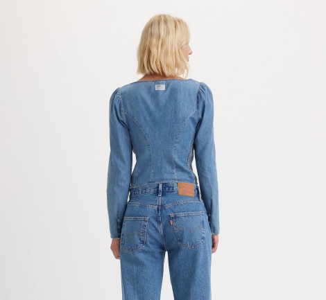 Женская джинсовая блуза Levi's 1159814381 (Синий, XS)