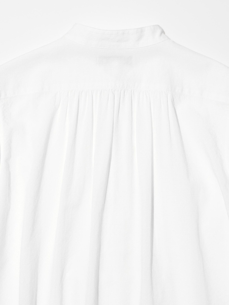 Жіноча блуза UNIQLO із защипами 1159820850 (Білий S)