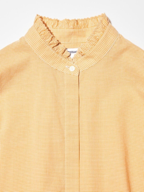 Блузка UNIQLO з довгими рукавами 1159821349 (Помаранчевий M)