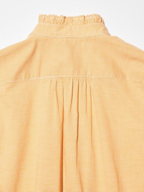 Блузка UNIQLO з довгими рукавами 1159821349 (Помаранчевий M)