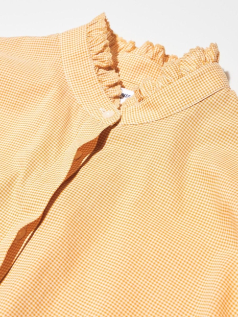 Блузка UNIQLO з довгими рукавами 1159821349 (Помаранчевий M)