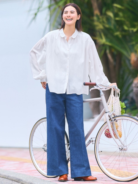 Стильна блуза UNIQLO на гудзиках 1159828189 (Білий M)