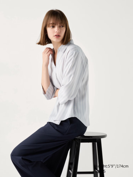 Блузка жіноча UNIQLO 1159830969 (Білий XL)