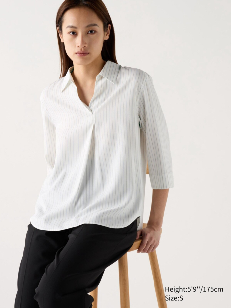 Блузка жіноча UNIQLO 1159830969 (Білий XL)