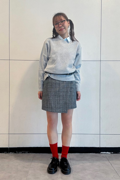 Однотонна блузка UNIQLO на гудзиках 1159831897 (Блакитний S)