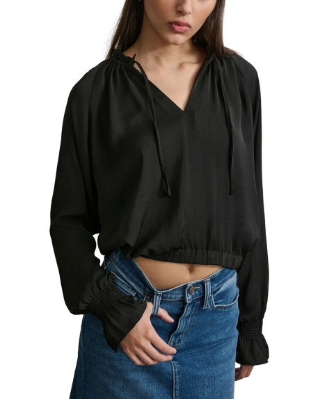 Женская легкая блузка DKNY 1159837160 (Черный S)