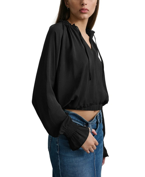 Женская легкая блузка DKNY 1159837160 (Черный S)