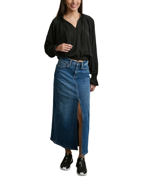 Женская легкая блузка DKNY 1159837160 (Черный S)