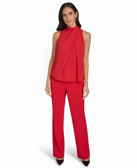 Женская блуза Calvin Klein без рукавов 1159837606 (Красный L)