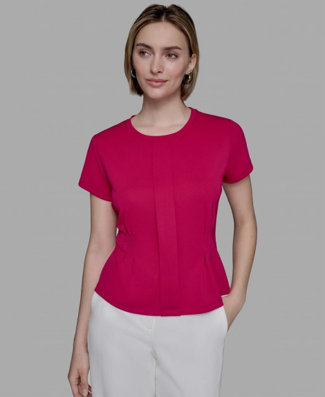 Женская блуза Karl Lagerfeld 1159838012 (Розовый S)