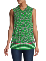 Женская блуза Tommy Hilfiger без рукавов 1159780065 (Зеленый, S)