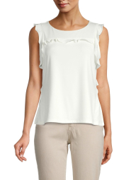 Женская блуза без рукавов Karl Lagerfeld Paris 1159780361 (Молочный, XL)